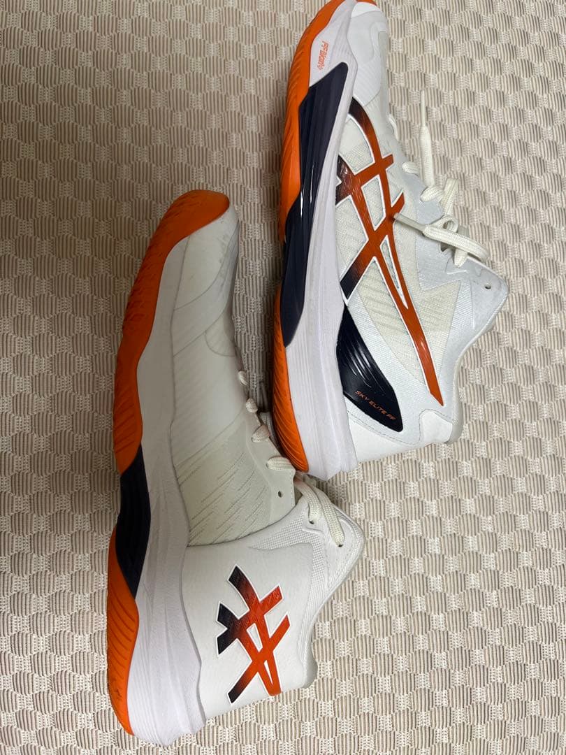 asics バレーボール シューズ sky elite ff mt 3 オレンジ