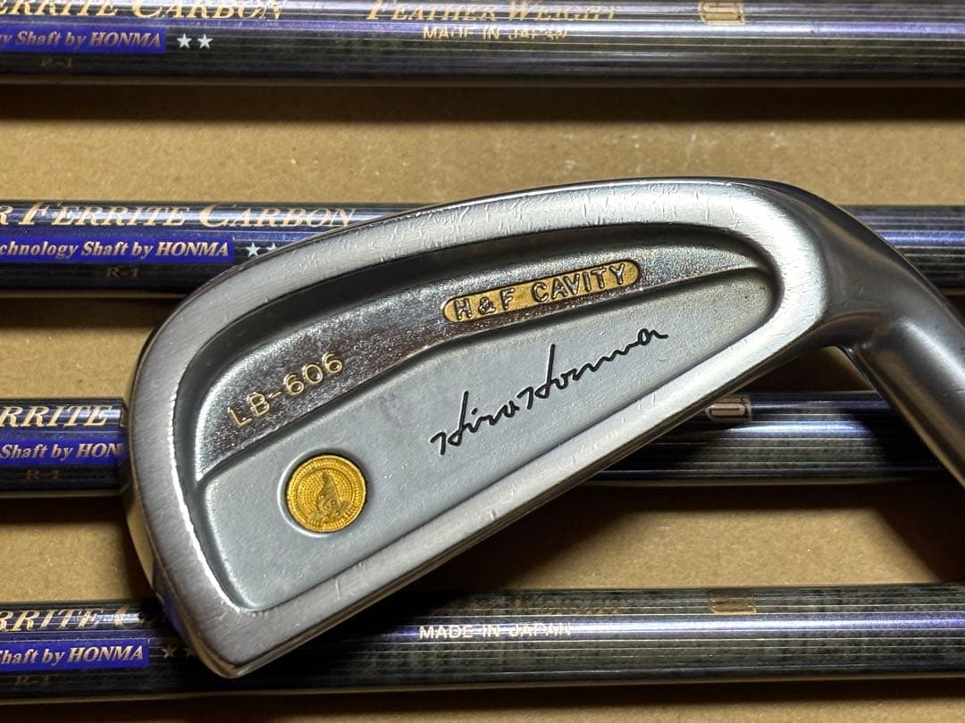 HONMA LB-606 3I〜11I SW 10本 H&F 金モグラ