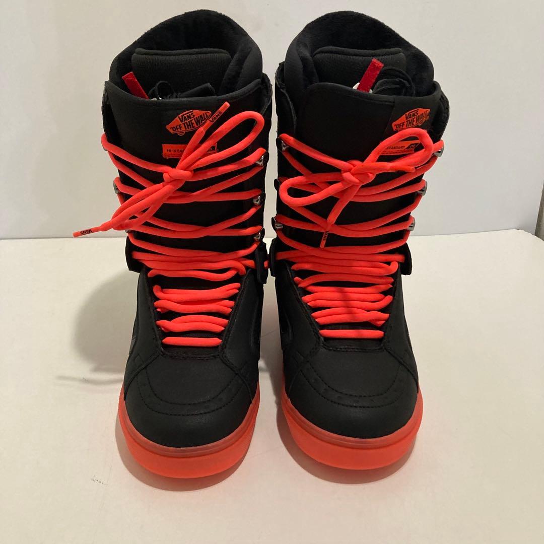 新品 25-26 バンズ ブーツ ハイスタンダード 26.0 オレンジ VANS