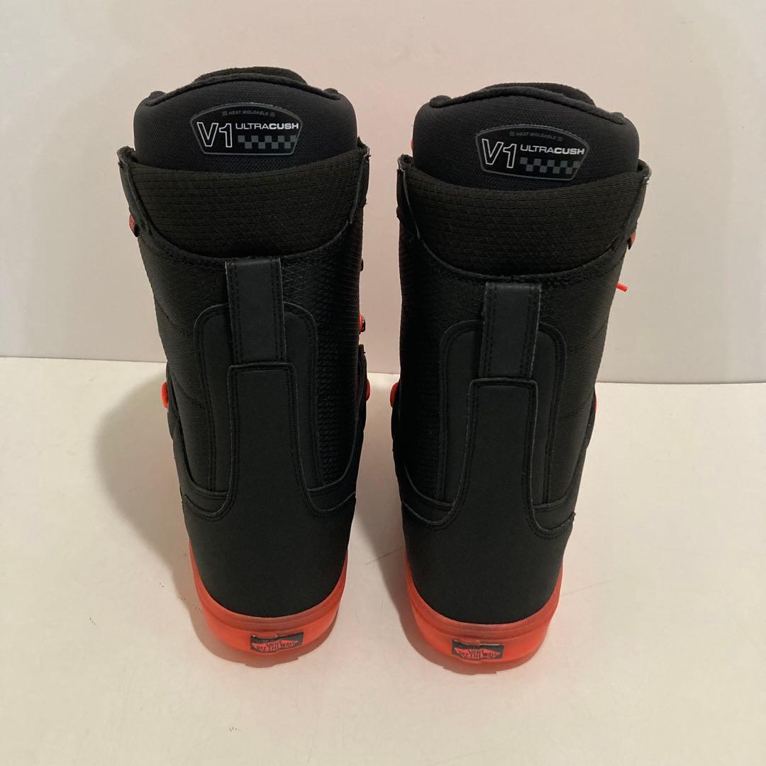 新品 25-26 バンズ ブーツ ハイスタンダード 26.0 オレンジ VANS