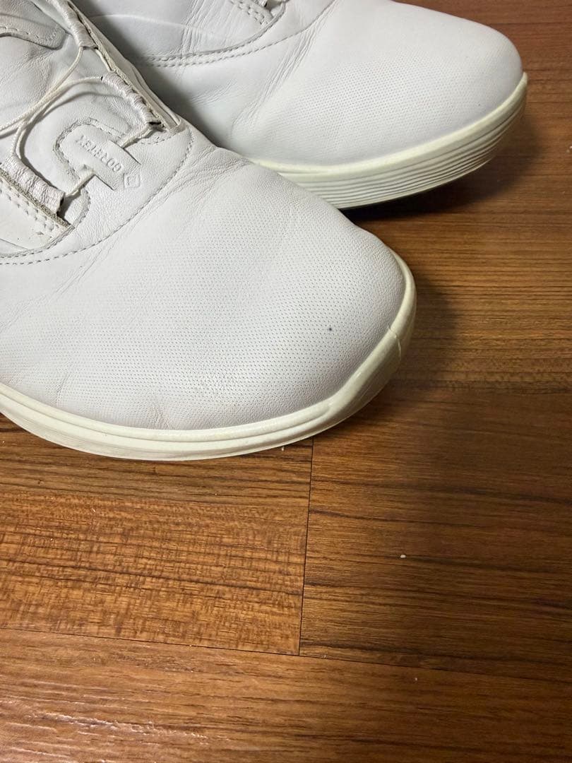 訳あり美品　26.5 ECCO ゴルフシューズ ホワイト