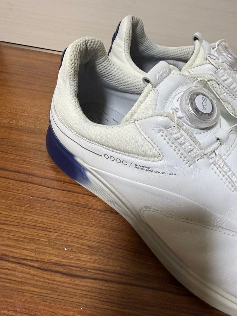 訳あり美品　26.5 ECCO ゴルフシューズ ホワイト