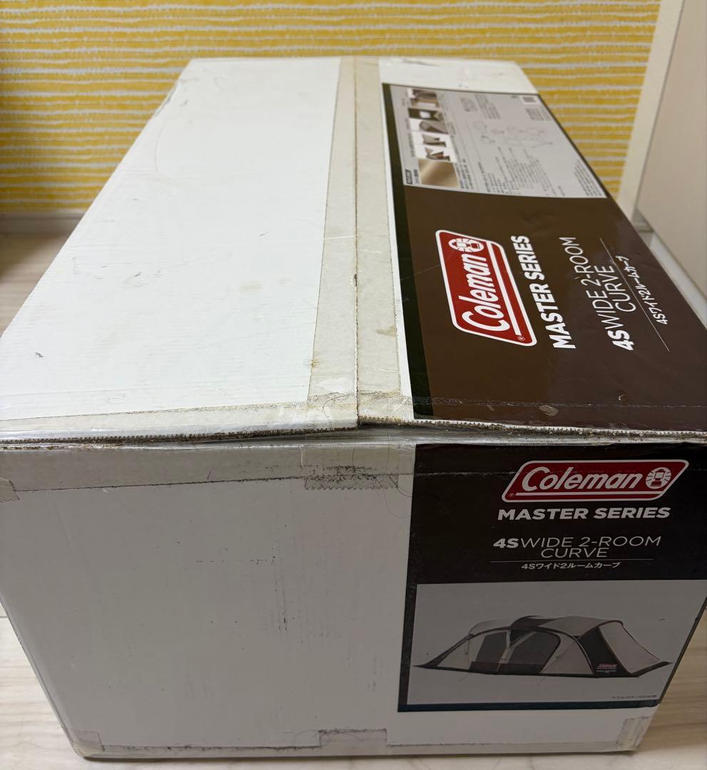 【未使用】Coleman マスターシリーズ 4Sワイド2ルームカーブ最高峰モデル