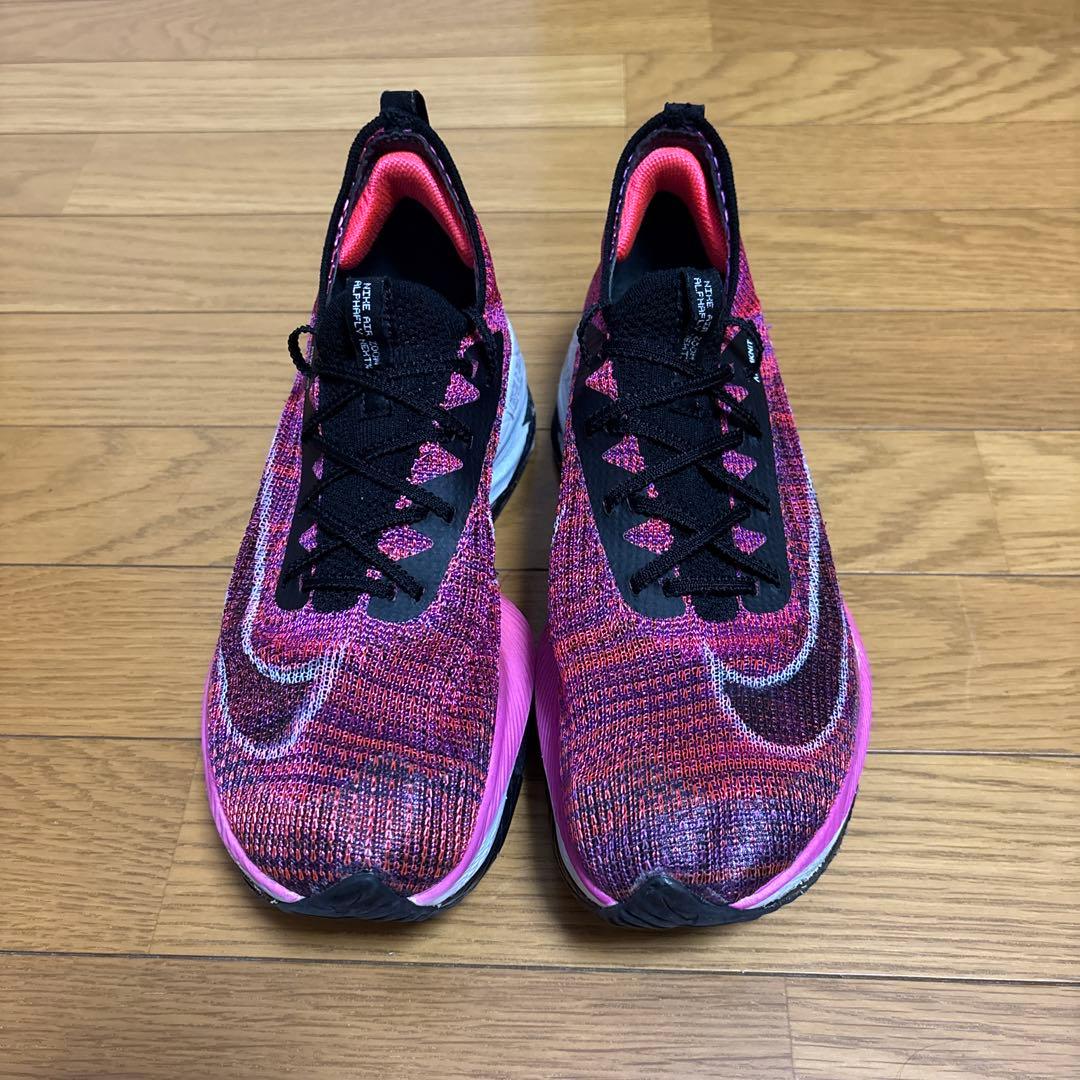 Nike アルファフライ ピンク/ブラック 27.0cm