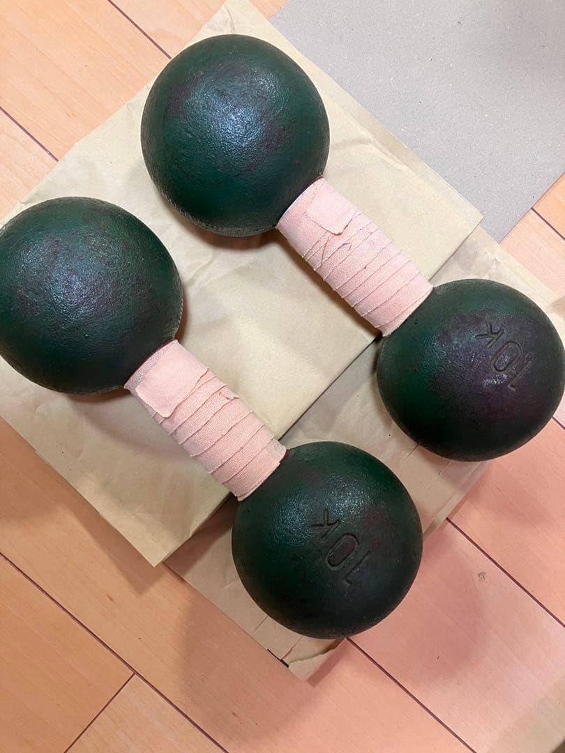 松戸市周辺　引取限定 筋トレ一式セット ベンチプレス可 約40kg ダンベル