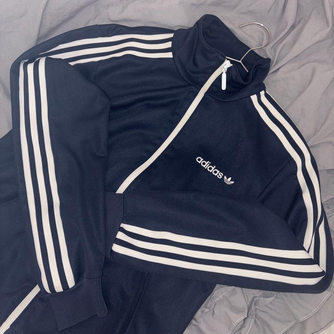 adidas トラックジャケット ネイビー ジャージ