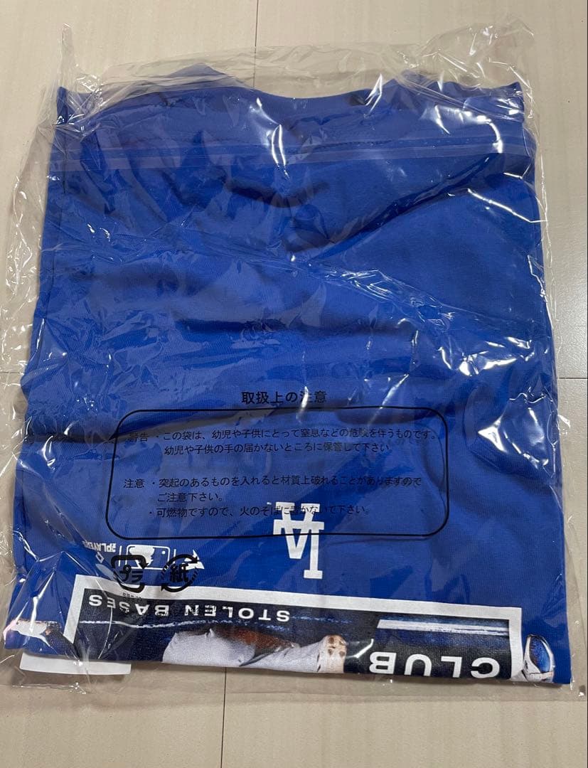 大谷翔平　50/50クラブ記念Tシャツ Mサイズ 青　新品　&トレーナー