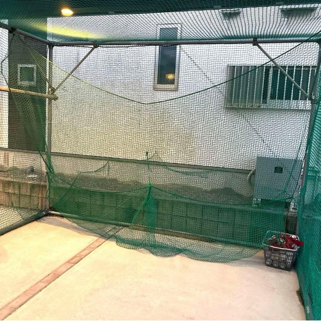 格安！引き取り限定 大型バッティングネット ゲージ おまけ 野球 ゴルフ 兵庫