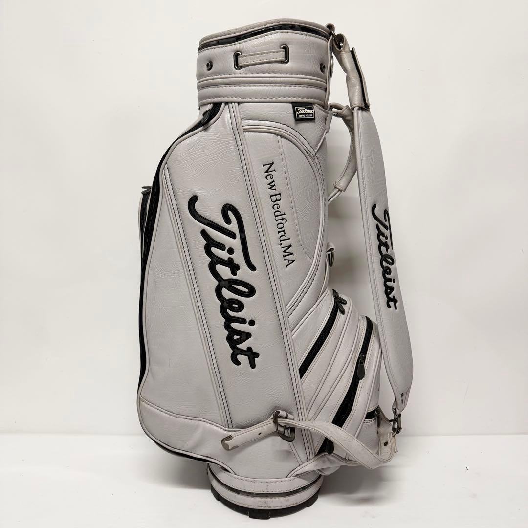 Titleist キャディバッグ　タイトリスト　ヴィンテージ　レザー　オールド