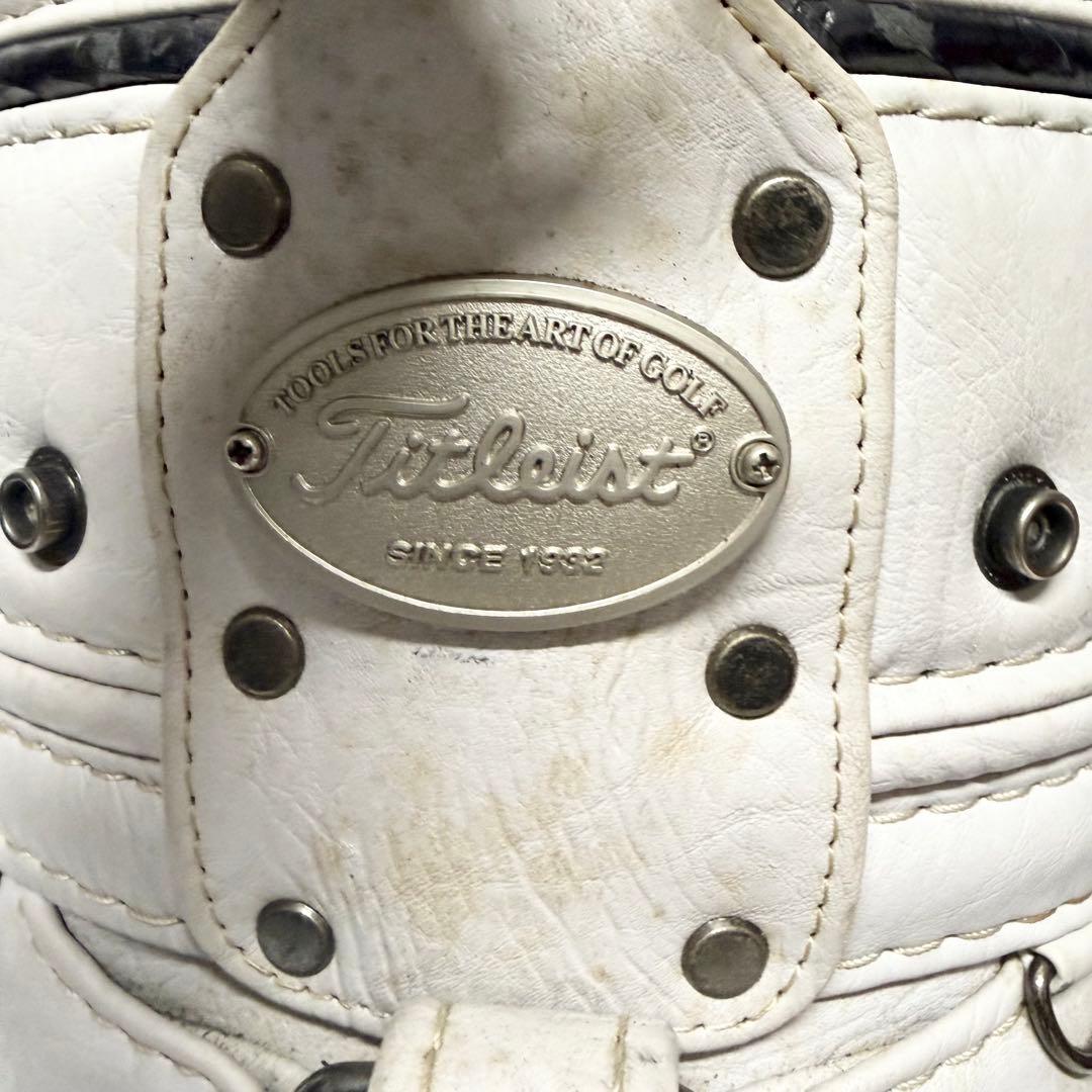 Titleist キャディバッグ　タイトリスト　ヴィンテージ　レザー　オールド