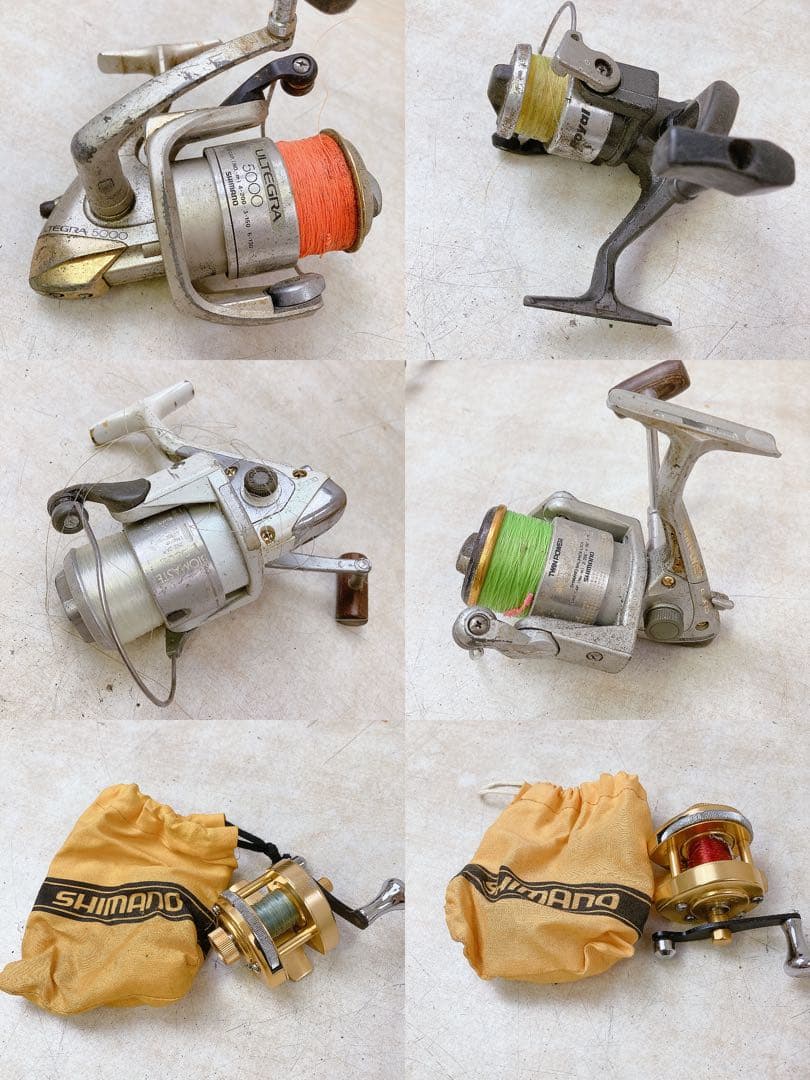 マ*)様 【まとめ売り】釣り用リール 27点 ジャンク 現状品 部品取り シマノ
