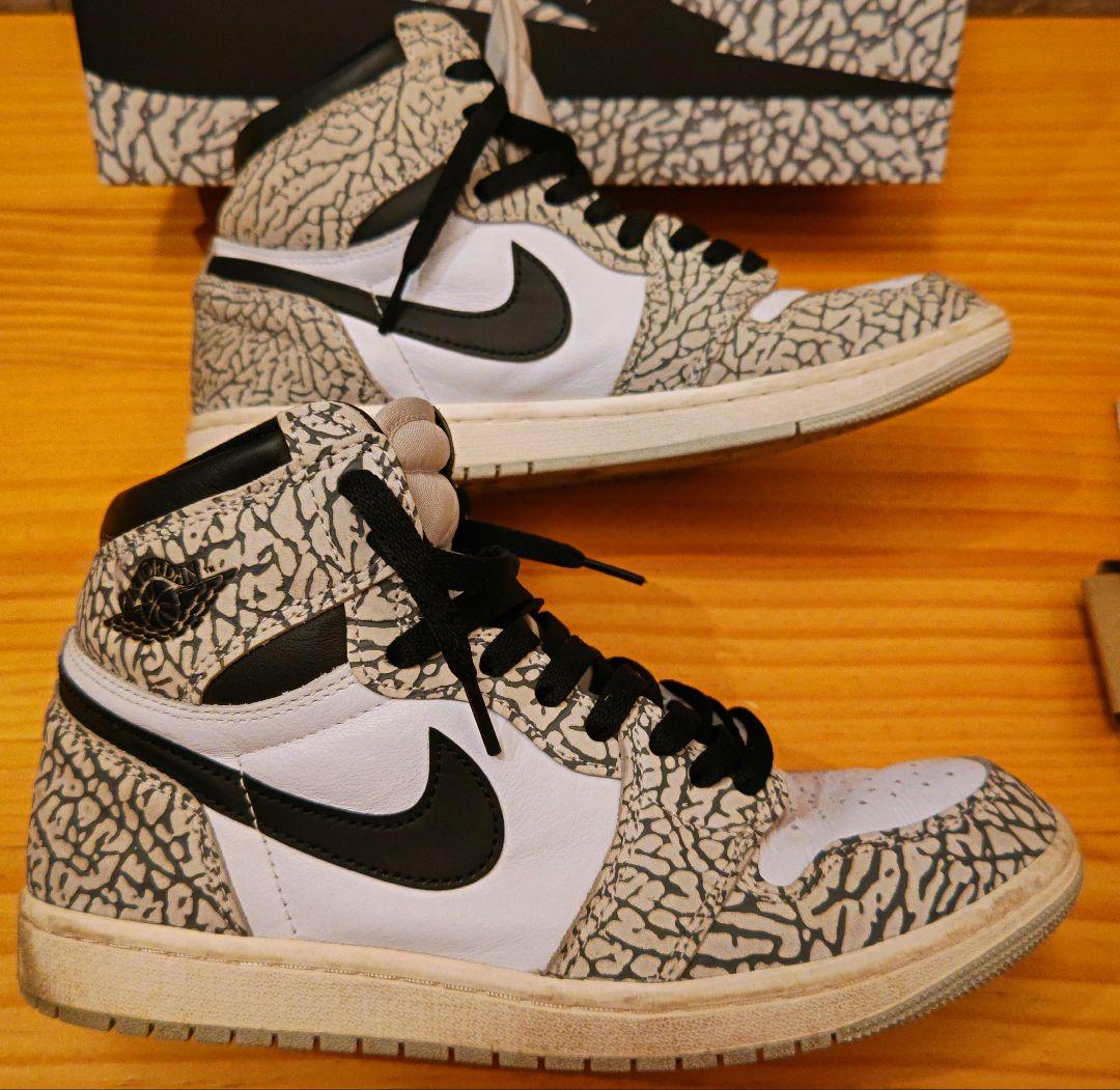 シューズ(男性用) NIKE Air Jordan 1 Retro High WhiteCement