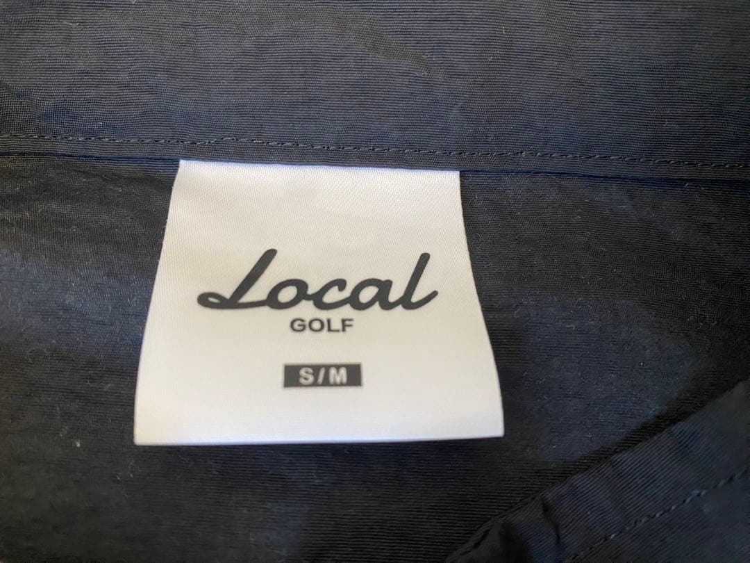 【美品】LOCAL GOLF セットアップ ブラック メンズS-M／ゴルフウェア
