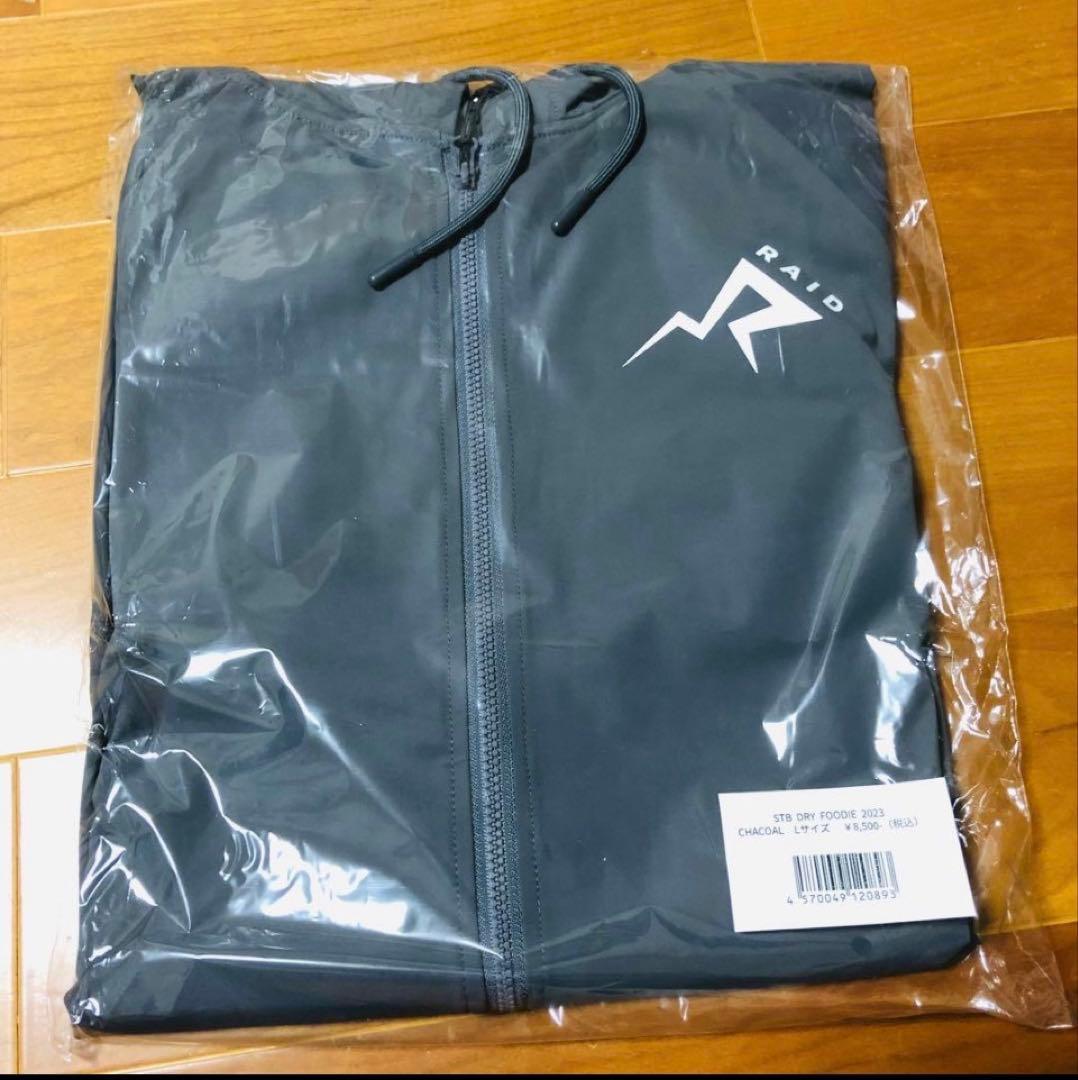 レイドジャパン DRYHOODIE パーカー　Lサイズ　チャコール　金森隆志