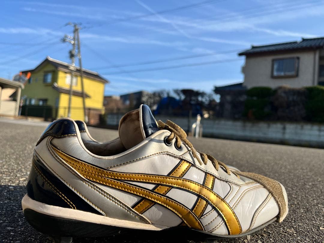 アシックス　ゴールドステージ　スパイク　28㎝　P革付き