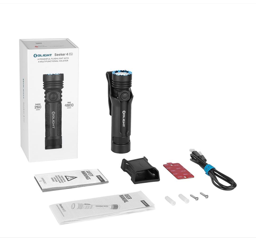 OLIGHT Seeker 4 Pro LEDライト【マットブラック】