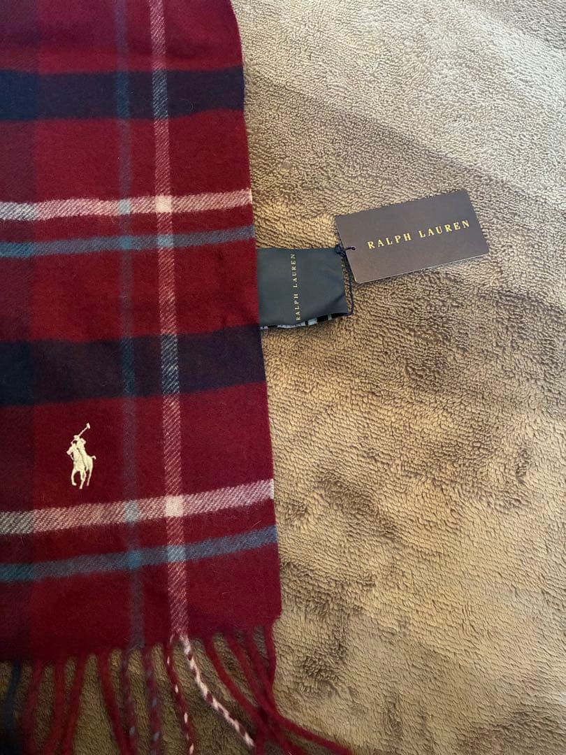 新品・箱あり・未使用　Ralph Lauren ブランケット 75x170cm