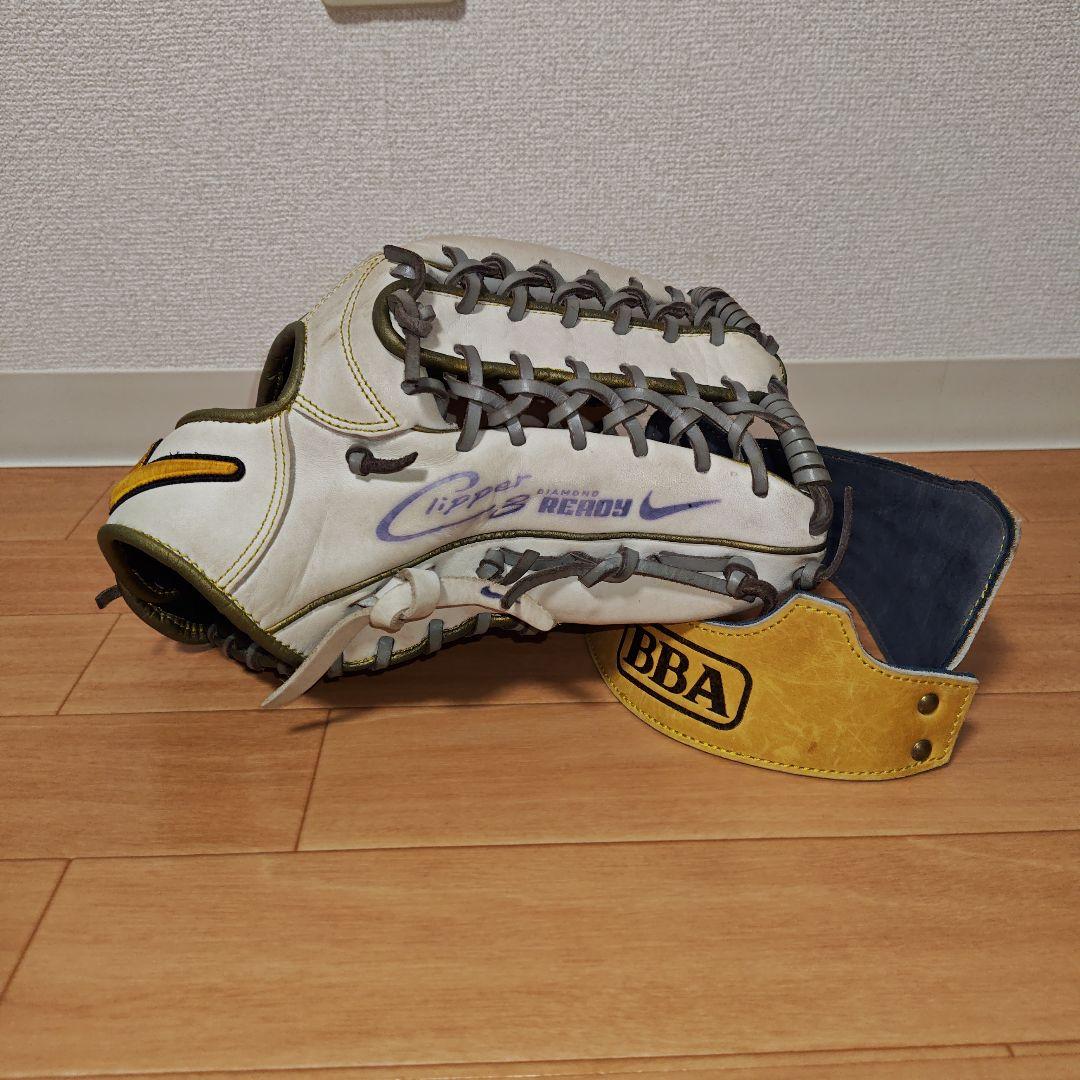ナイキ ダイアモンドレディ クリッパー3 軟式 外野手 グローブ 野球 ジャンク