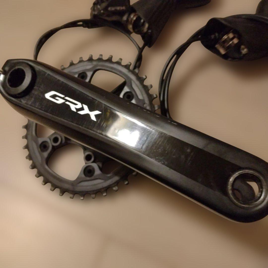 SHIMANO GRX810 1x11 クランクセット・STIレバーセット