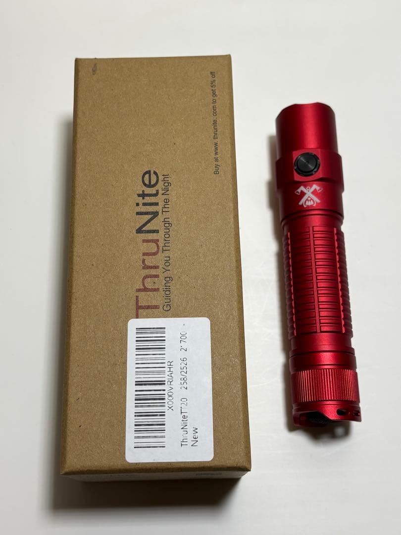 ThruNite TT20レッド 懐中電灯