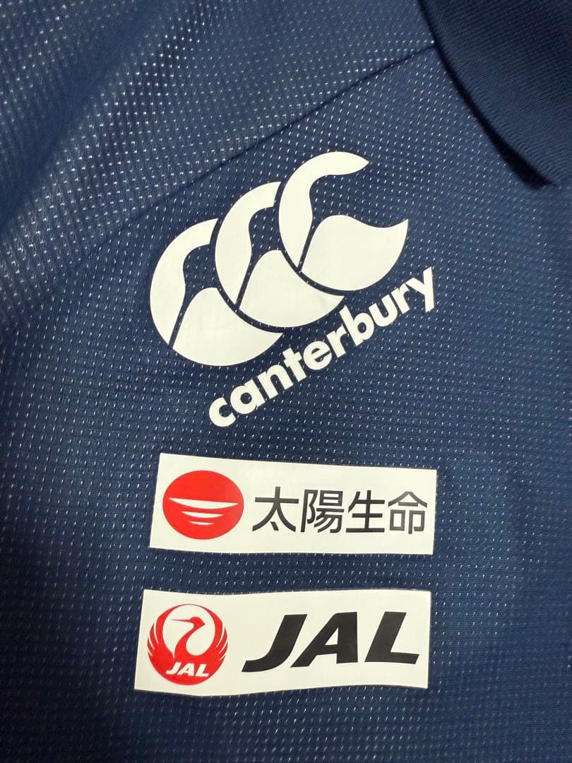 カンタベリー　ラグビー　日本代表　ポロシャツ　Japan さくらエンブレム