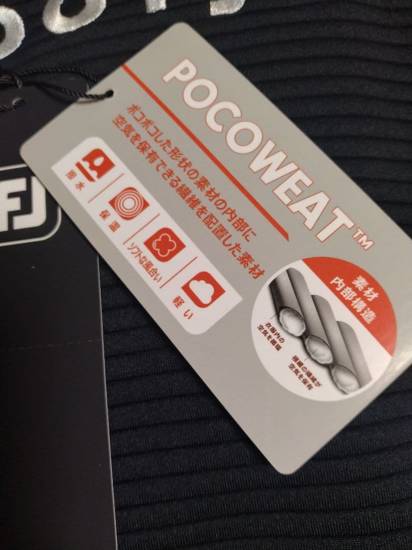 FOOTJOY フットジョイ　ポコエット 長袖プルオーバーフーディー【S】