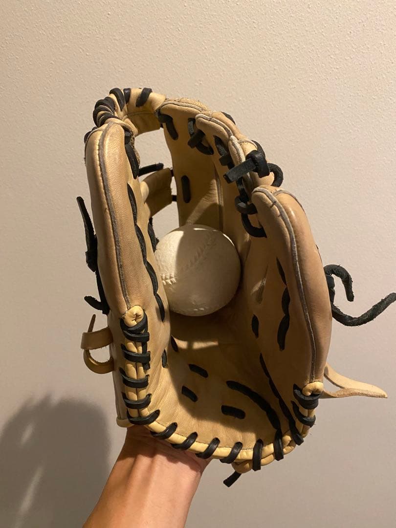 Mizuno 軟式野球グローブ ベージュ