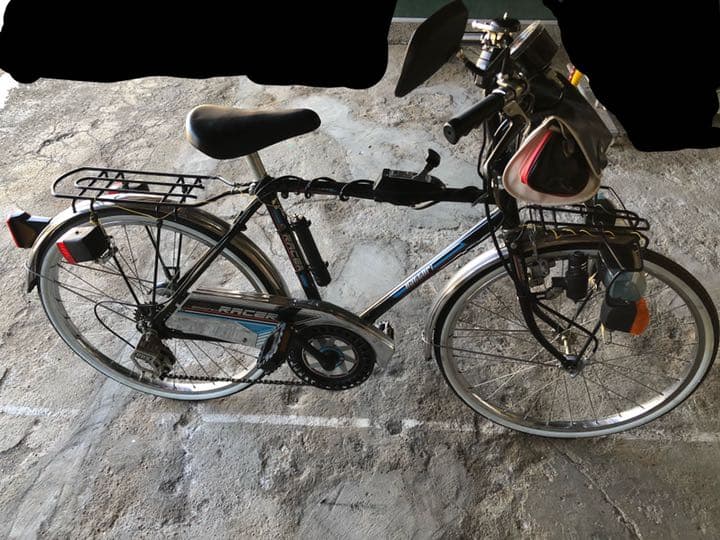 自転車　昭和　レトロ　デコチャリ　フラッシャー