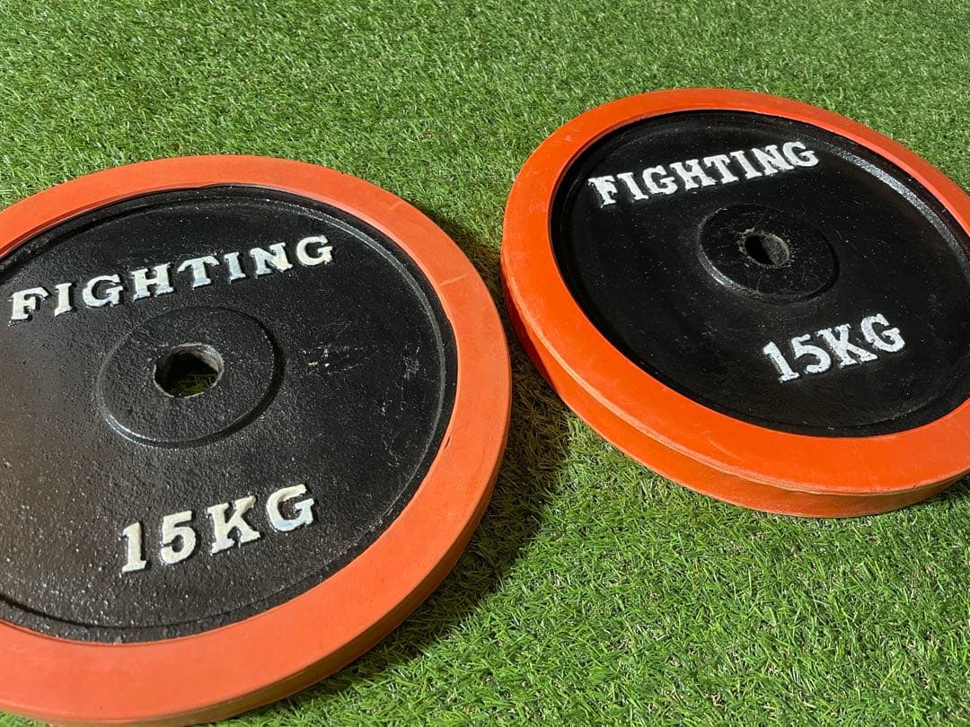 [引取り限定]ファイティングロードプレート15kg×2枚