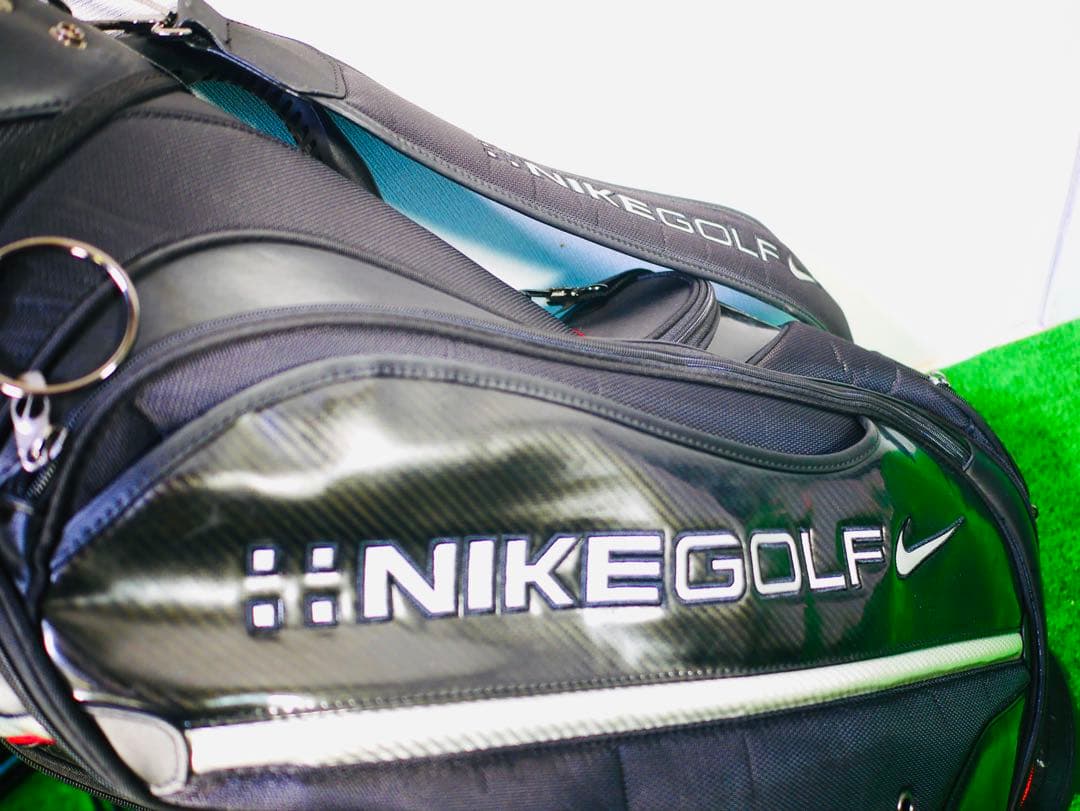 わ*ん様 NIKE GOLF キャディバッグ 黒/赤　ナイキ