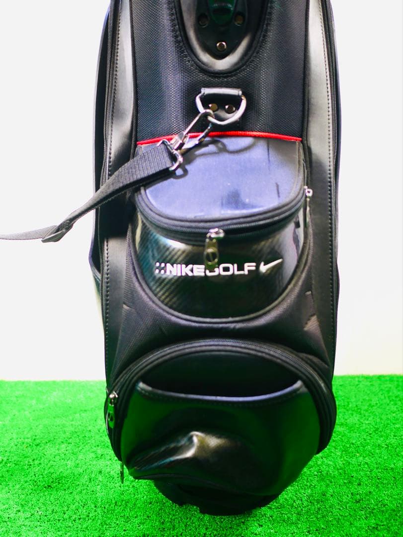 わ*ん様 NIKE GOLF キャディバッグ 黒/赤　ナイキ