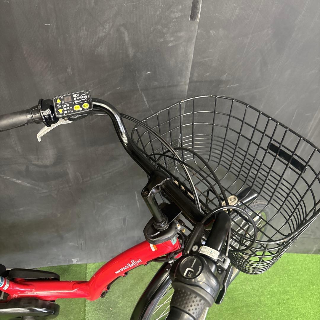 電動自転車 YAMAHA PAS Raffini レッド 3人乗り対応　B