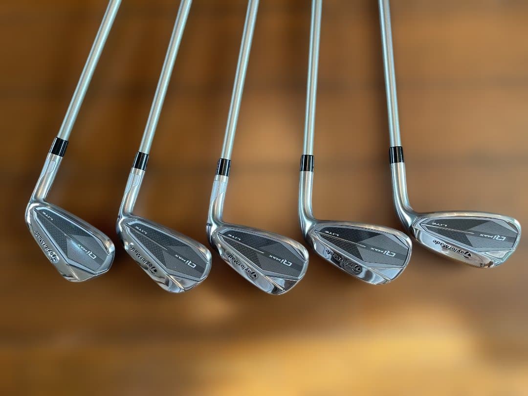 【超美品】テーラーメイド Qi MAX LITE IRONS アイアンセット５本