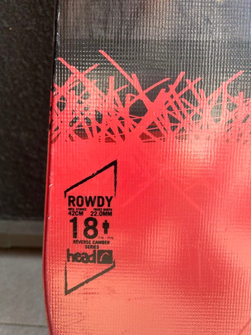 HEAD スノーボード ジュニア　118cm ROWDY JUNIOR