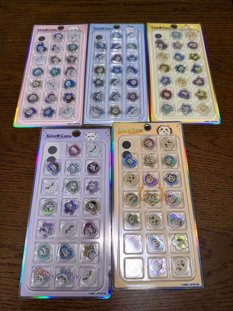 ちいかわ KIRACOROおはじきシール 5種セット　全種類