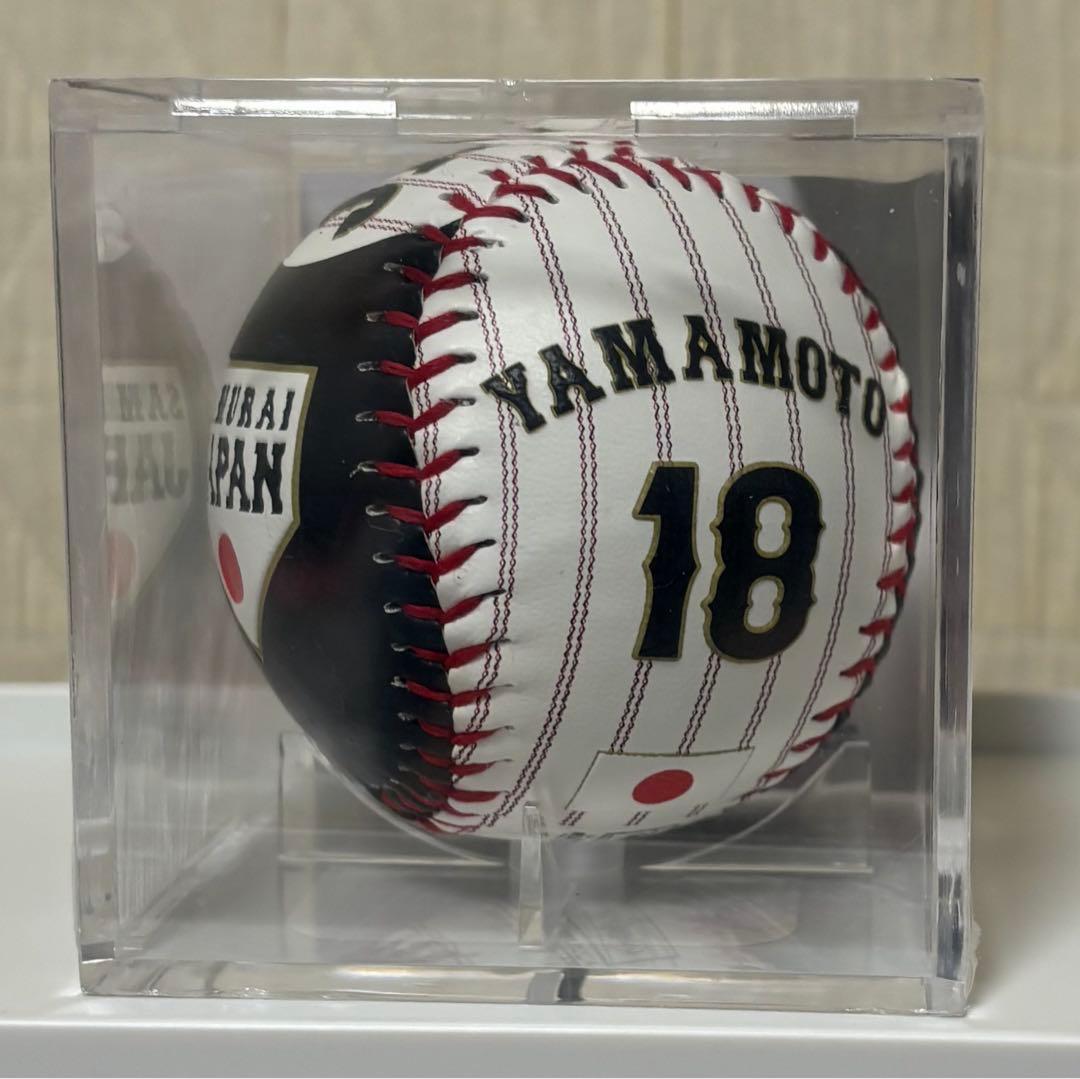 【新品未開封】2026 WBC 選手ボール　山本由伸投手　ショッパー付き