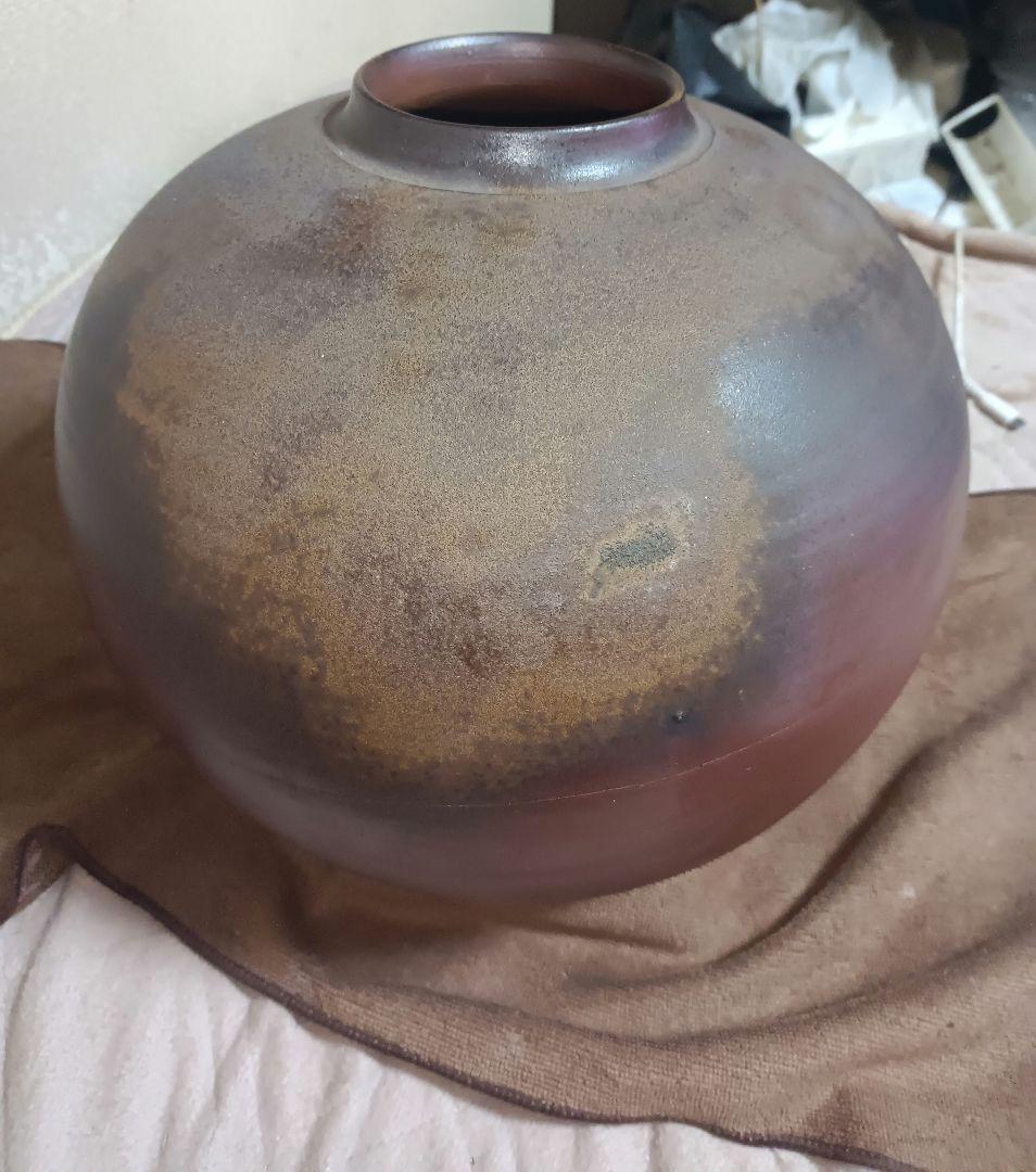 古備前 木村長十郎作 大壺