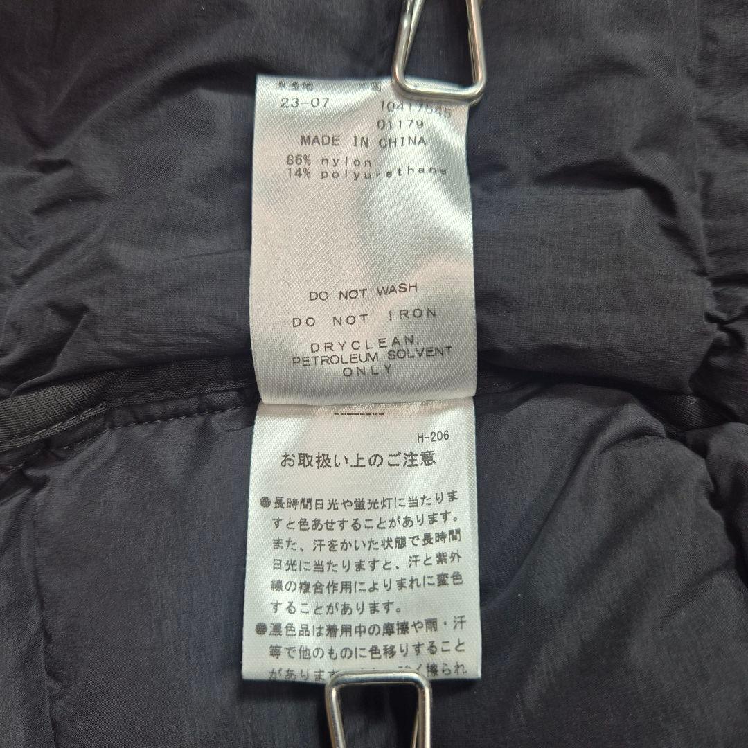 美品 Jack Bunny!! ナイロンタフタ 中綿ブルゾン ブラック 2XL