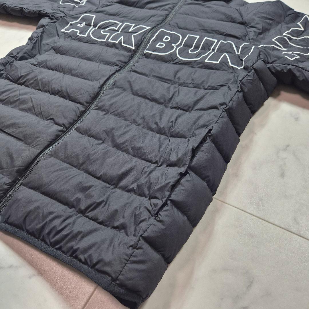 美品 Jack Bunny!! ナイロンタフタ 中綿ブルゾン ブラック 2XL