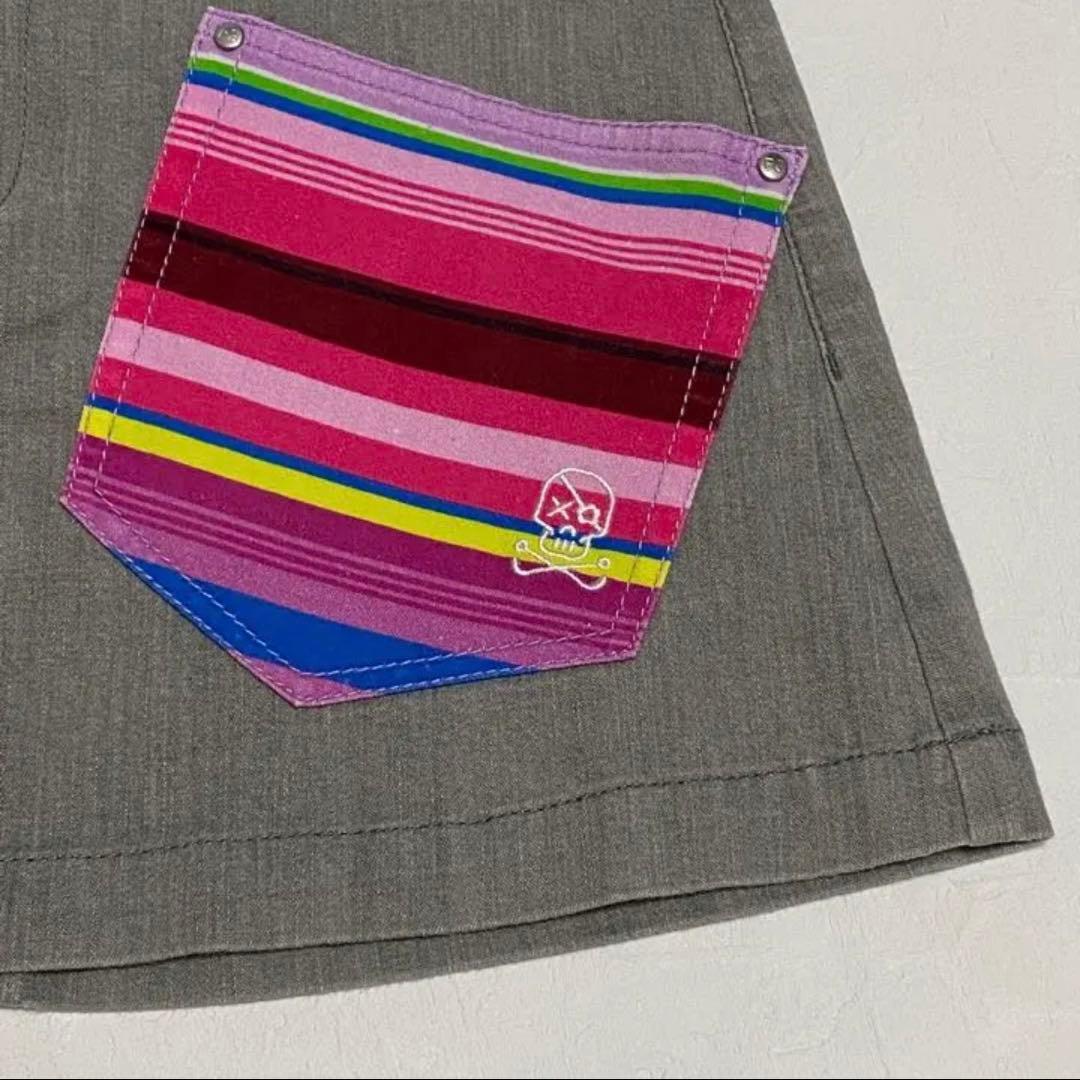 美品【パーリーゲイツ】レディースゴルフウェアストレッチスカート【0(S)サイズ】