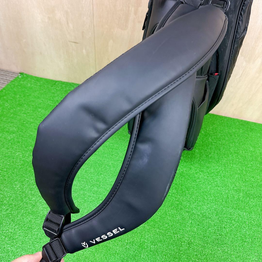 【美品】 VESSEL Player3.0 DXR BK ダブルストラップ