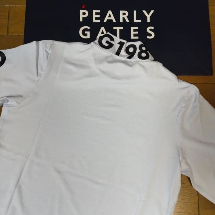 ⭐新品⭐PEARLYGATES⭐長袖モック ⭐白⭐L⭐