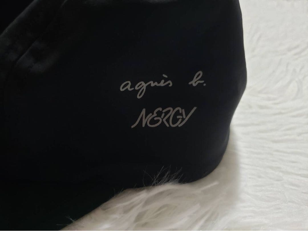 完売品　【agnes b.×NERGY】撥水 ランニングキャップ　黒