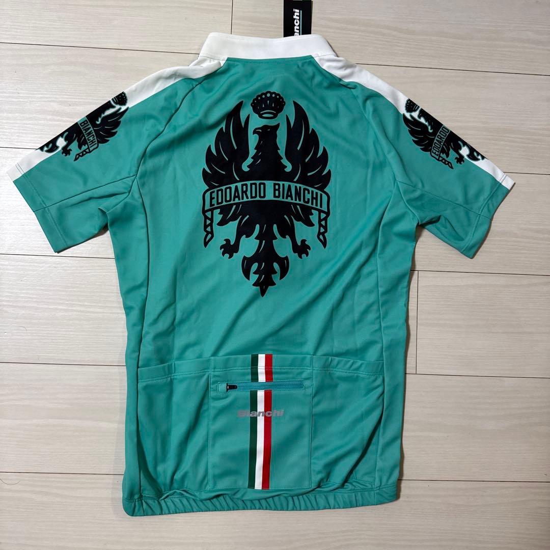 【Bianchi】ビアンキ　サイクルジャージ 半袖　新品、未使用