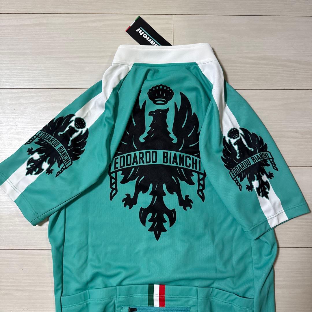 【Bianchi】ビアンキ　サイクルジャージ 半袖　新品、未使用