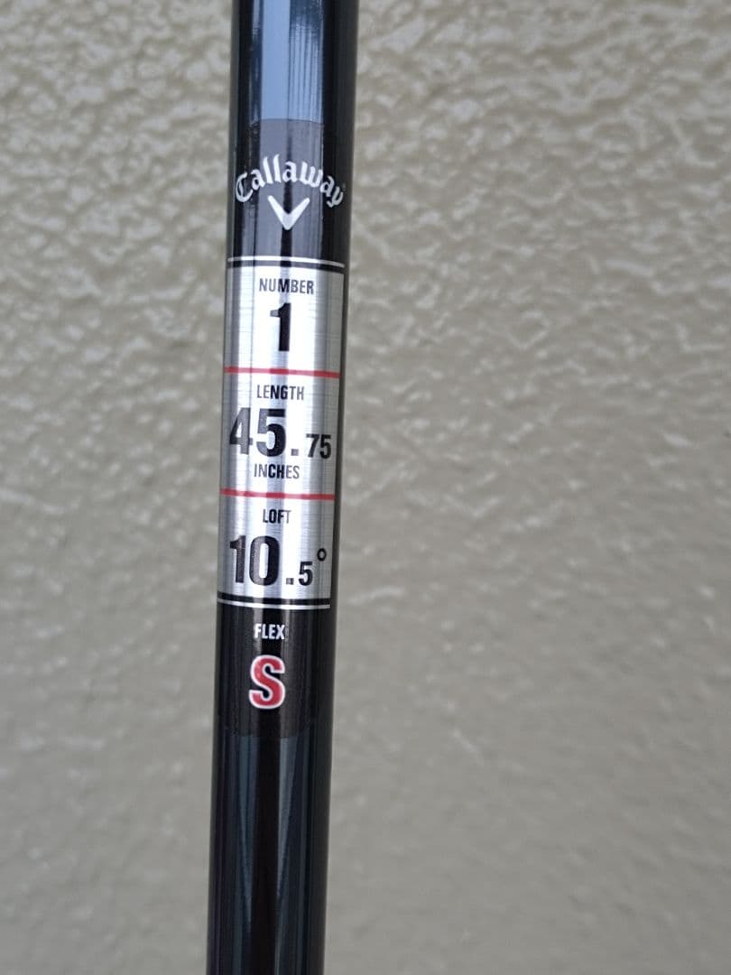 CALLAWAY ELYTE MAXFAST 10.5 ドライバー　40g-S