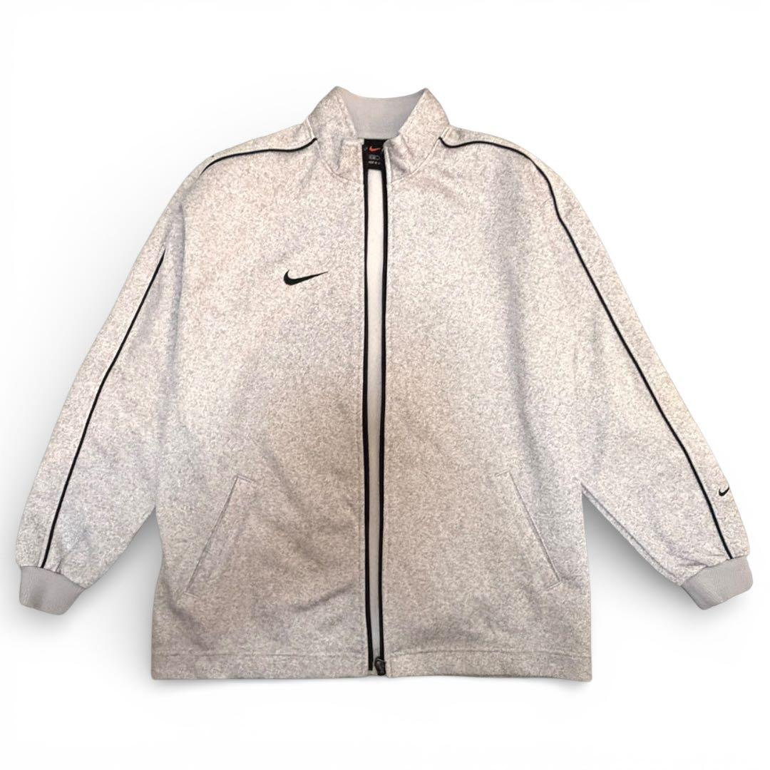 【90s】NIKE 日本製 黒赤タグ ジャージ M グレー