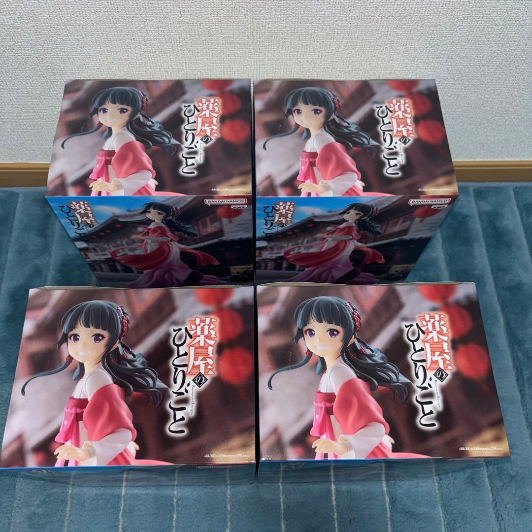 新品TVアニメ薬屋のひとりごと 猫猫 マオマオフィギュア 街歩き 4体まとめ売り