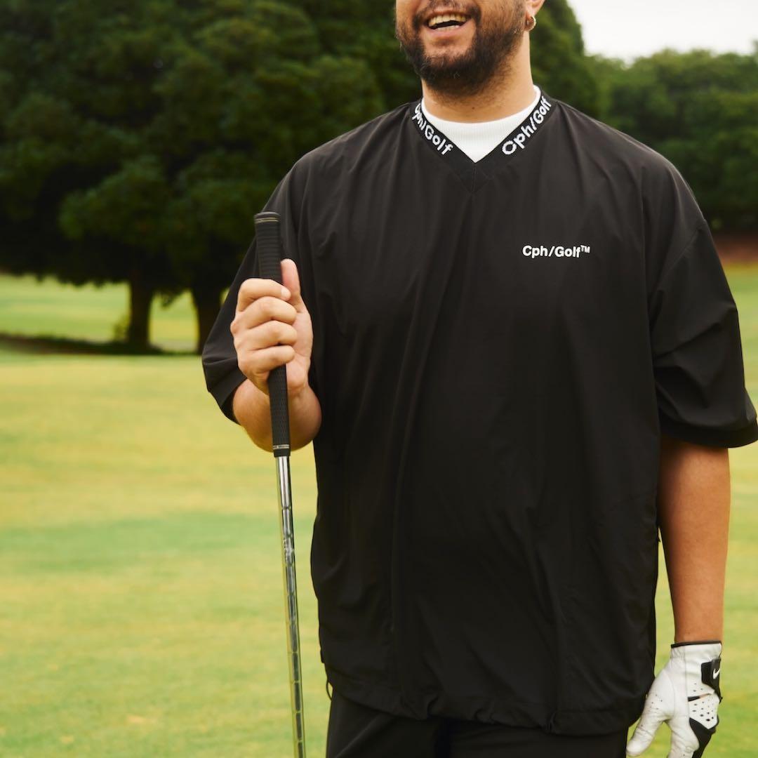 新品未使用　Cph Golf ブラック　ゴルフウェアtシャツ