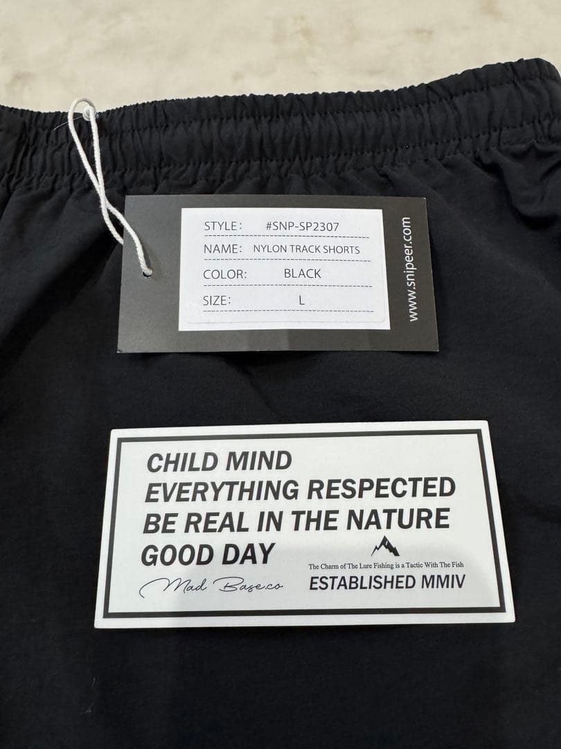 SNIPEER \"NYLON TRACK SHORTS\" レイドジャパン吉田遊